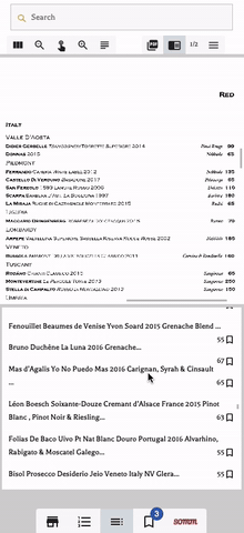 Screenshot of iPhone App